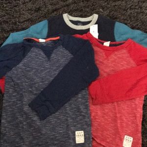 Boys GAP Long sleeve shirts bundle